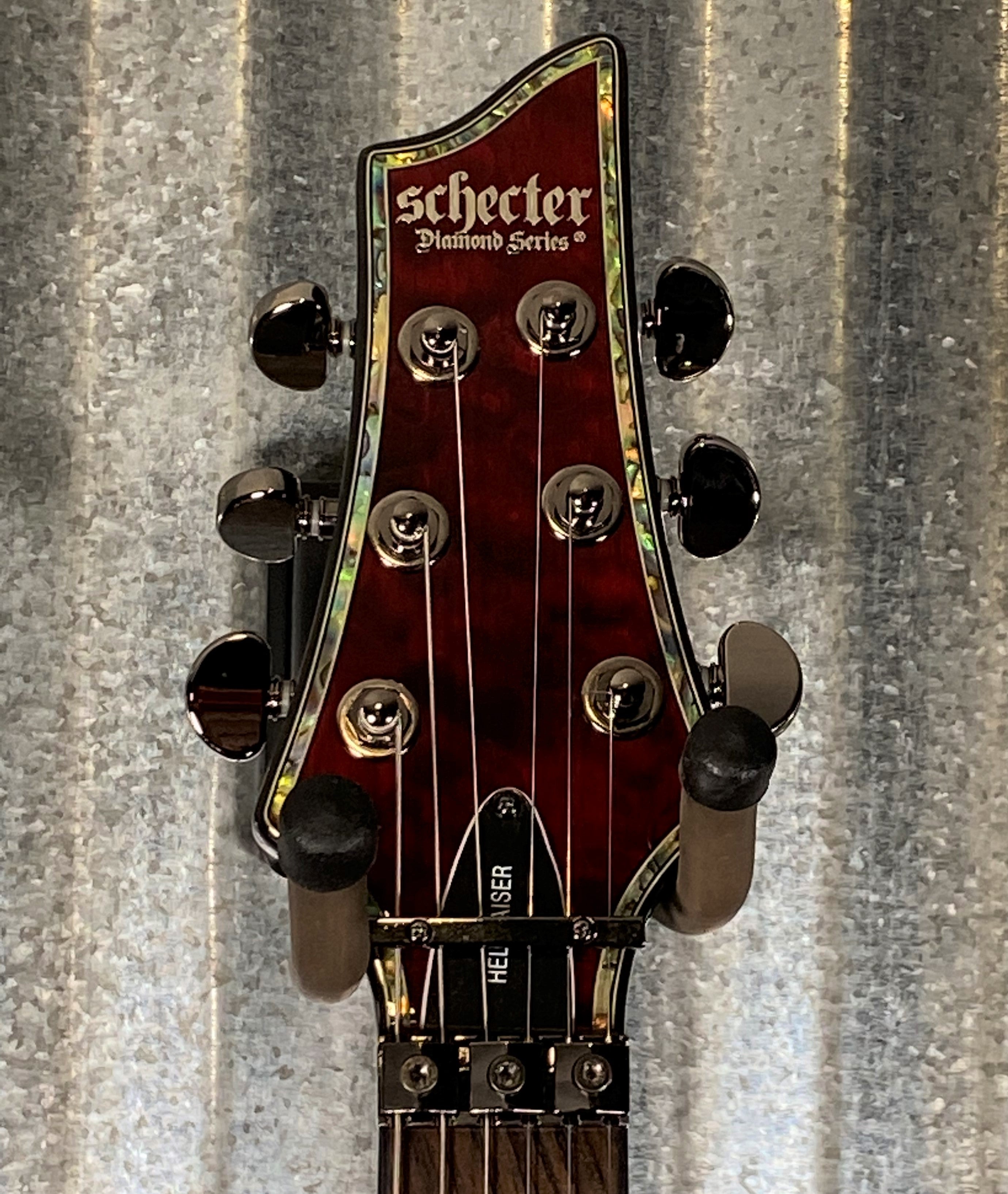 Schecter Diamond Series Hellraiser C-1 FR Black Cherry Guitar & Case #