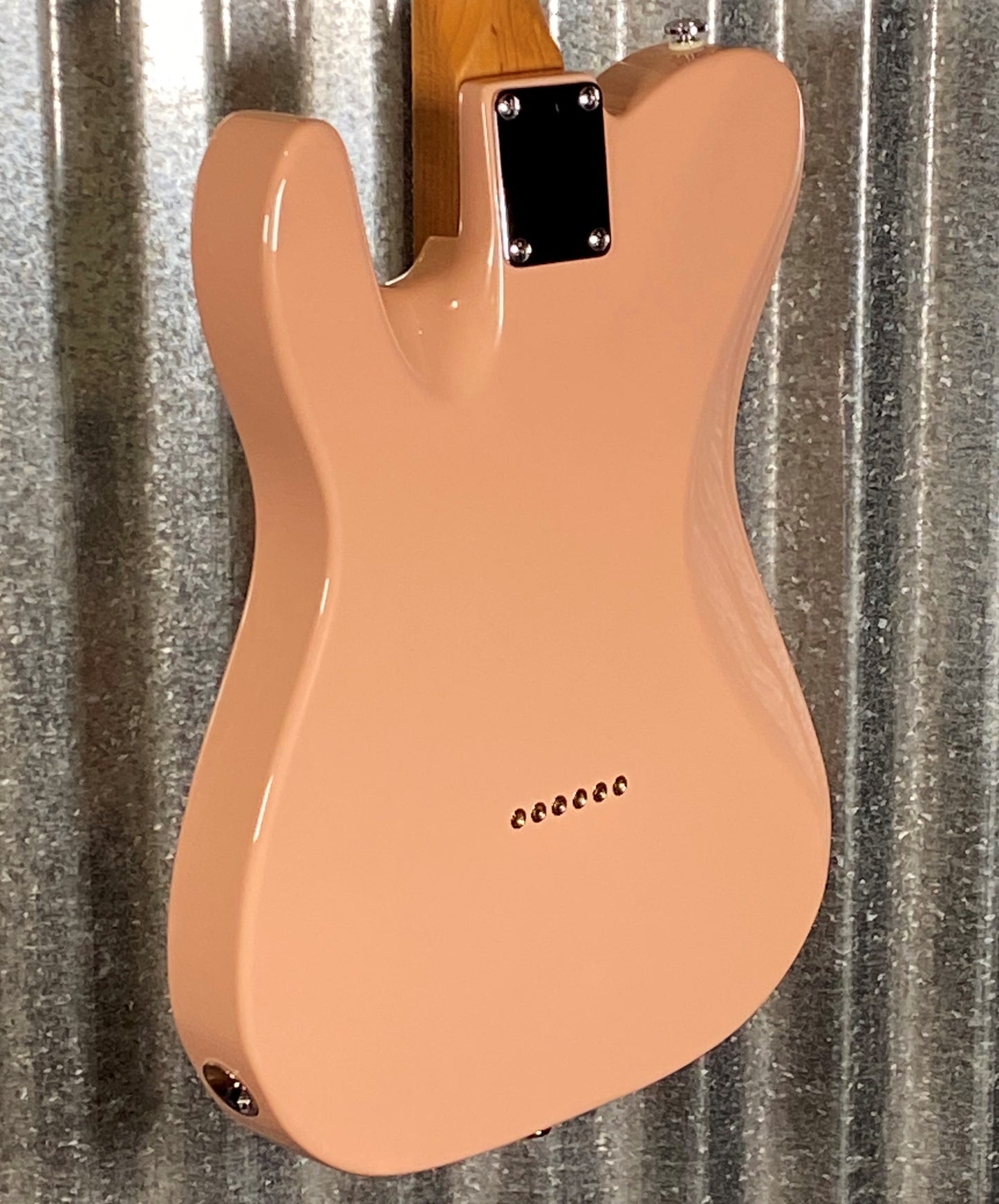 Musi Virgo Classic Telecaster Shell Pink Guitar #0253 Used