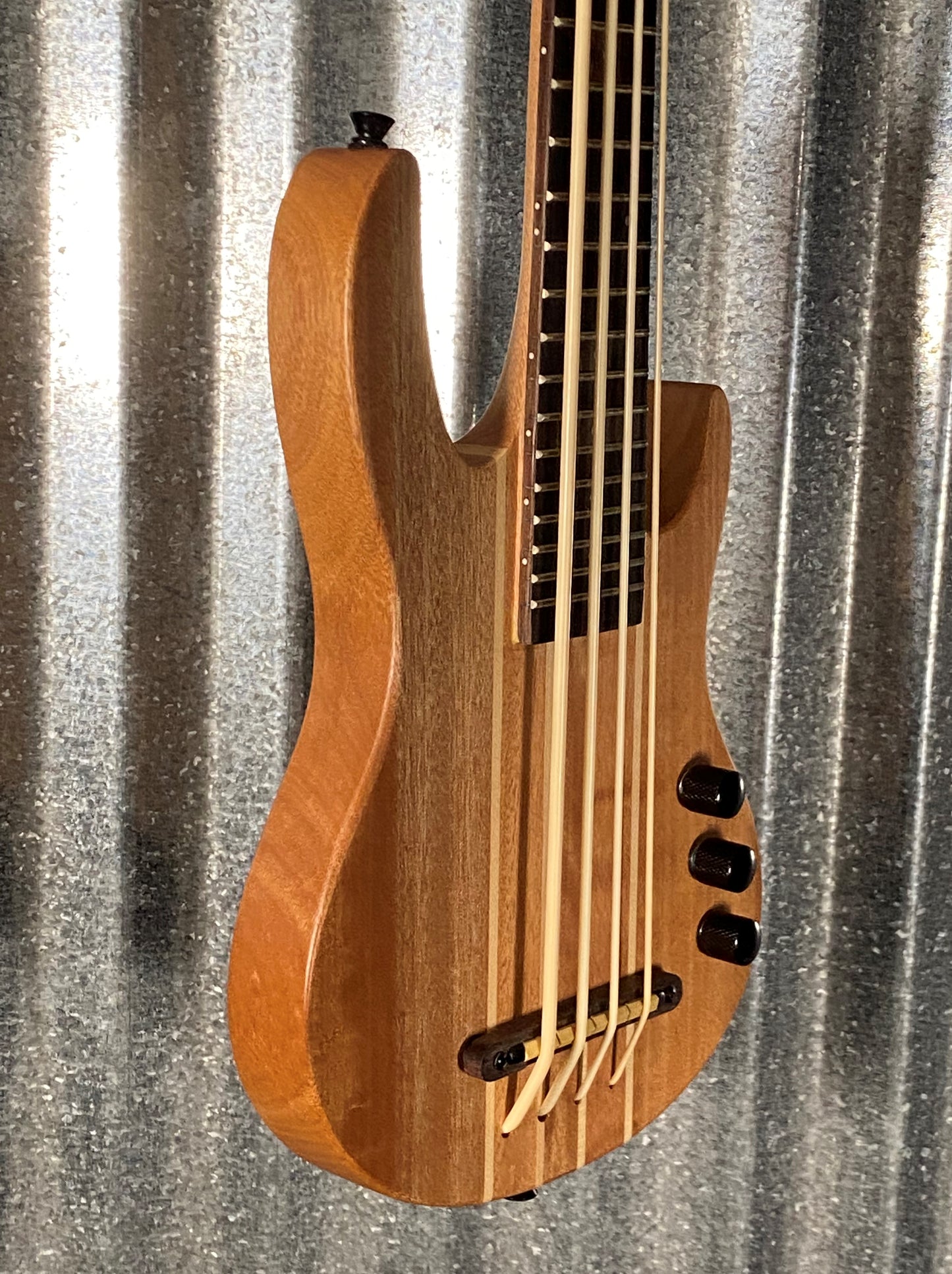 Smiger EUB-01M-NL Neck Through Electric Ukulele Bass Natural #0001