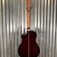 D'Angelico Premier Fulton Grand Auditorium 12 String CE Trans Black Cherry Burst Acoustic Electric Guitar #2654