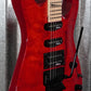 Jackson JS34Q Dinky DKA-M Trans Red Guitar & Bag #4979 Used