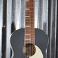 Ortega RGA-PLT Gaucho Acoustic Nylon String Parlor Platinum Grey Guitar & Bag #0066