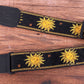 Levy's MPJG-SUN-BLK 2" Sun Design Jacquard Weave Guitar Strap Black