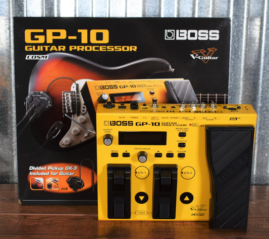 Boss GP-10 Guitar Multi Effect Processor Pedal & GK-3 Pickup