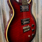 Hamer Archtop Flame Dark Cherry Wilkinson Tremolo Guitar SATFW-DCB #1101
