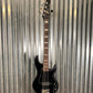 G&L USA Kiloton 5 Jet Black Frost 5 String Bass Rosewood Satin Neck & Case #7001 NOS