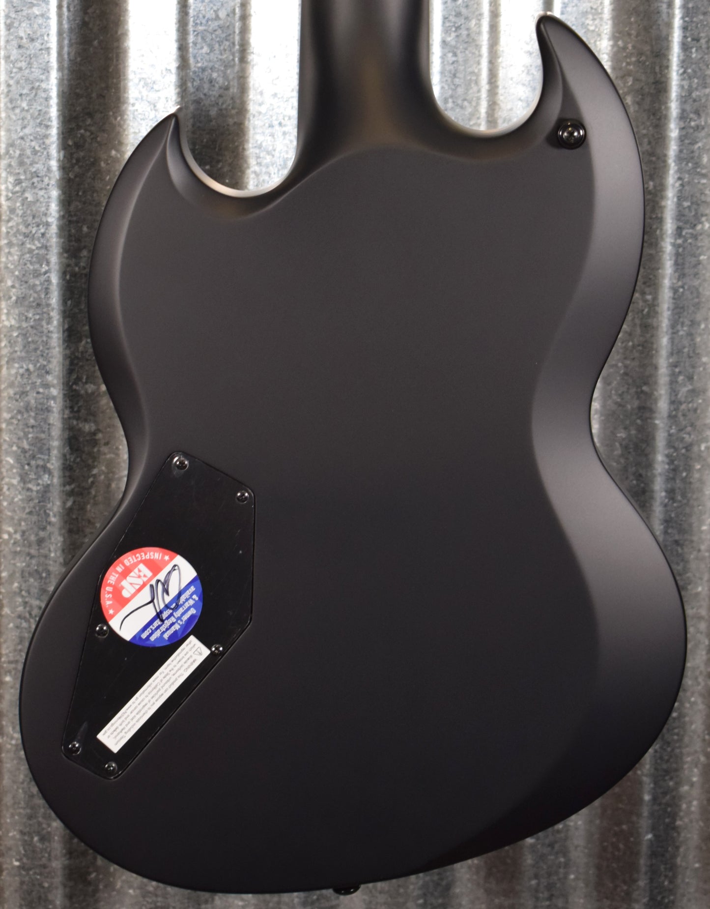 ESP LTD Viper 7 Baritone Black Metal Guitar LVIPER7BBKMBLKS #1549