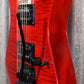ESP LTD M-200FM See Thru Red Flame Top Guitar LM200FMSTR #0070