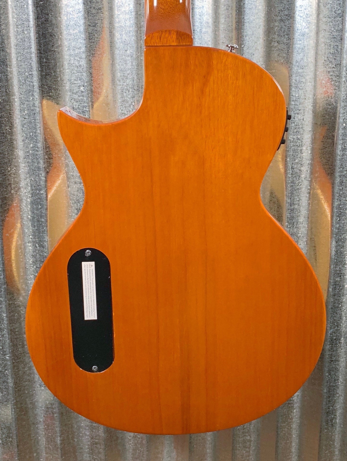 ESP LTD TL-6 Natural Thin Acoustic Electric Guitar & Bag LT6NAT #0964 Demo