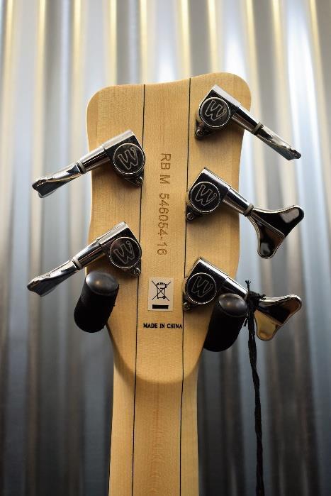 Warwick Rockbass Streamer Standard Natural Satin 4 String Bass & Gig Bag #5516