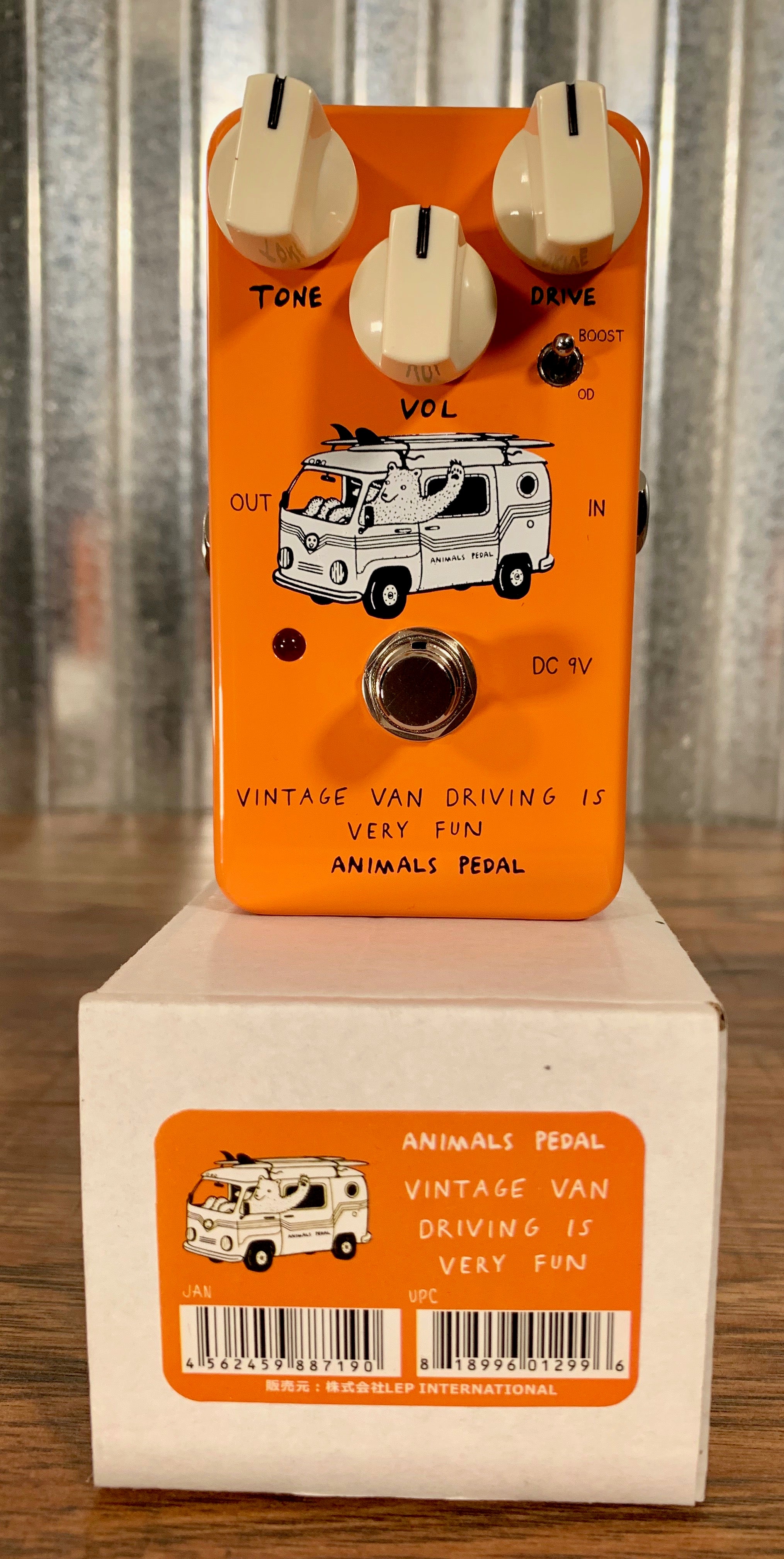 Animals Pedals Vintage Van Overdrive Guitar Effect Pedal