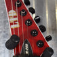 ESP LTD M-200FM See Thru Red Flame Top Guitar LM200FMSTR #0070
