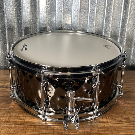 Premier 2608 13" x 5.5" Beatmaker Snare Drum Hammered Brass Black Chrome