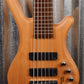 Warwick Rockbass Corvette Basic Natural 6 String Bass & Bag #8819