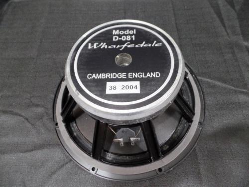 Wharfedale Pro D-081 400 Watt 8 Ohm 12" Replacement Bass Woofer Speaker LIX-12