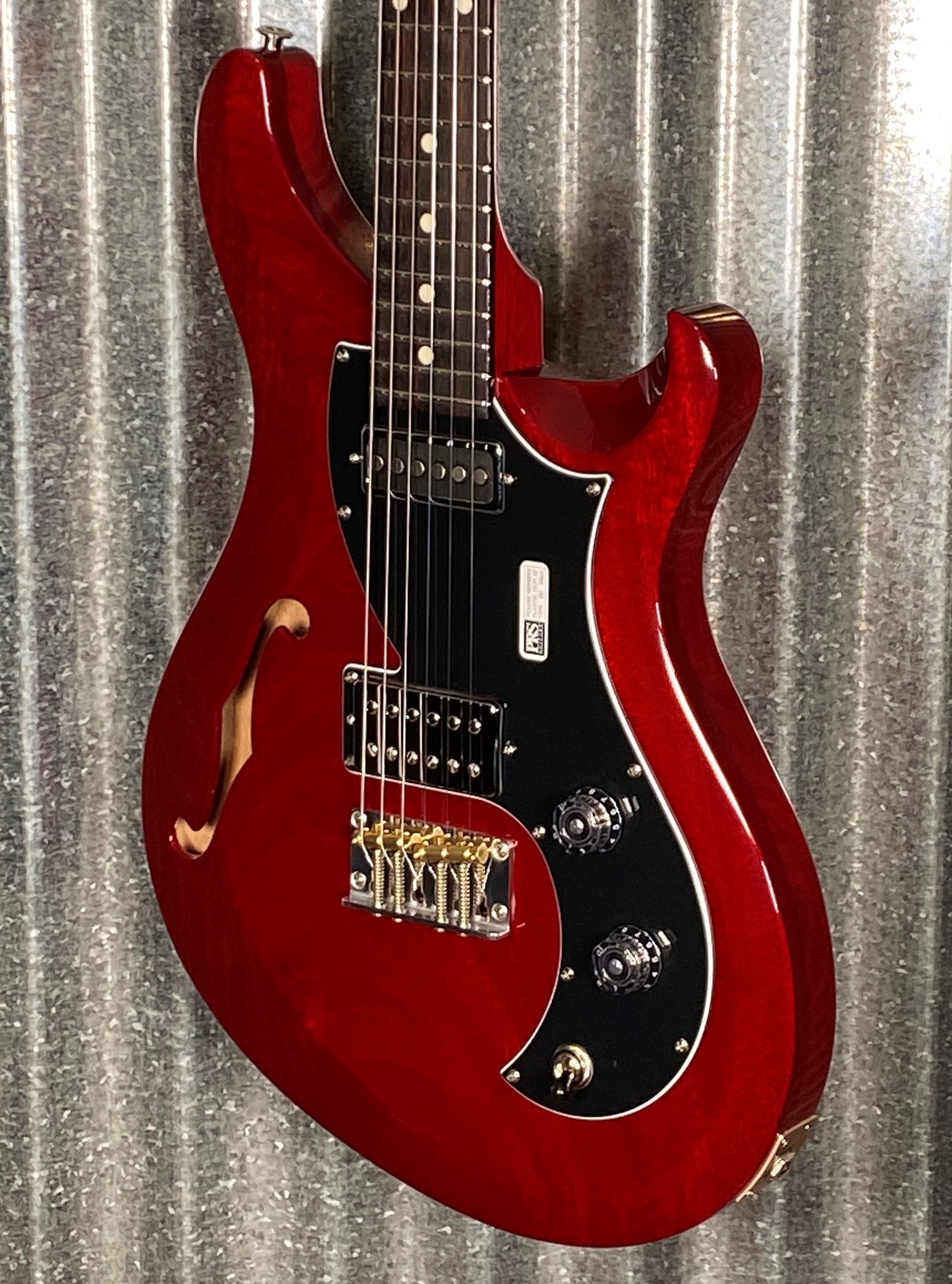 PRS Paul Reed Smith S2 USA Vela Semi Hollow Vintage Cherry Guitar & Bag #5952 Demo
