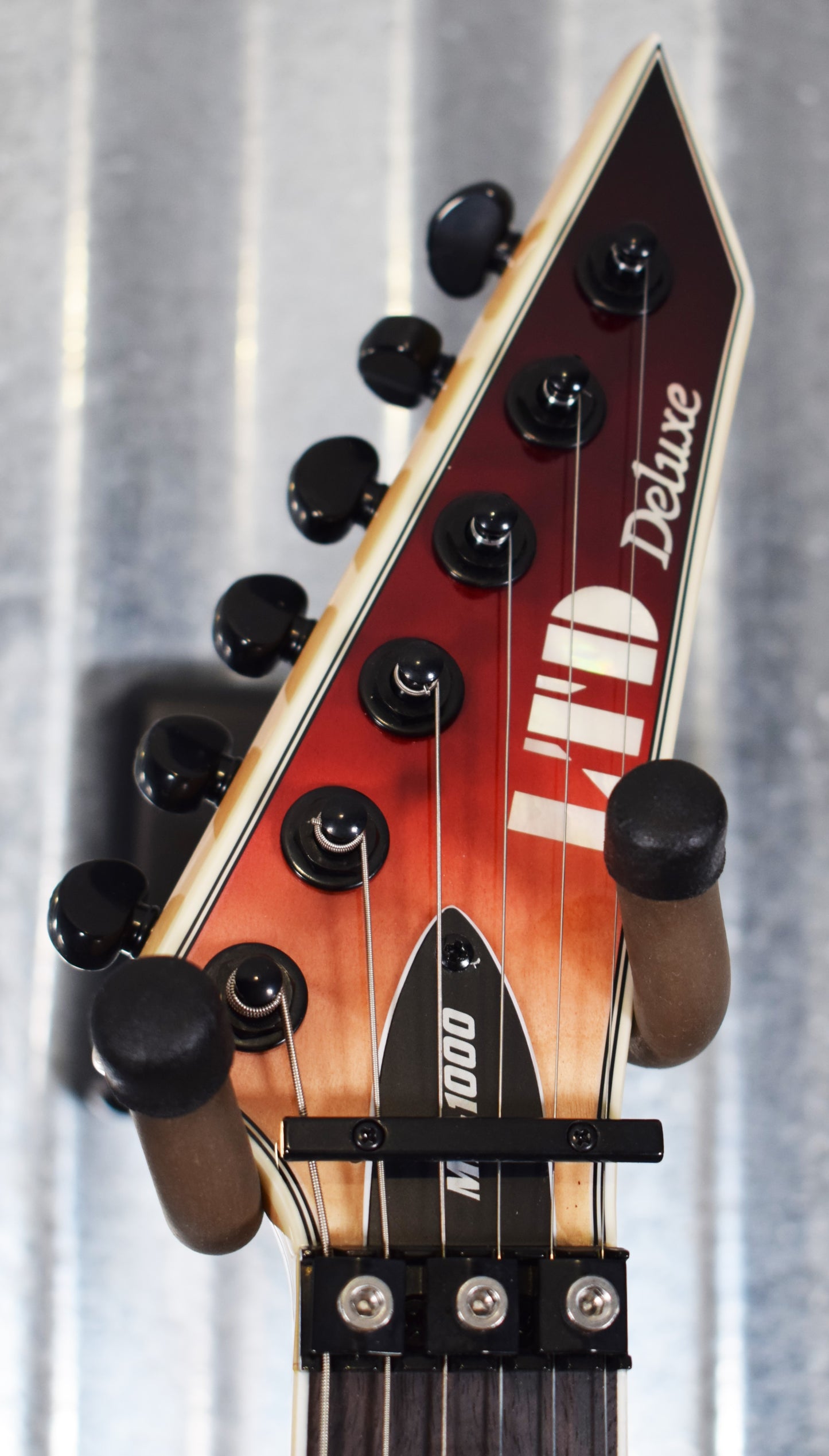 ESP LTD MH-1000 Quilt Top Black Cherry Fade Guitar LMH1000HSQMBCHFD #0755