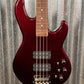 G&L USA 2023 Fullerton Deluxe L-2000 4 String Bass Ruby Red Metallic & Bag #9004 Used
