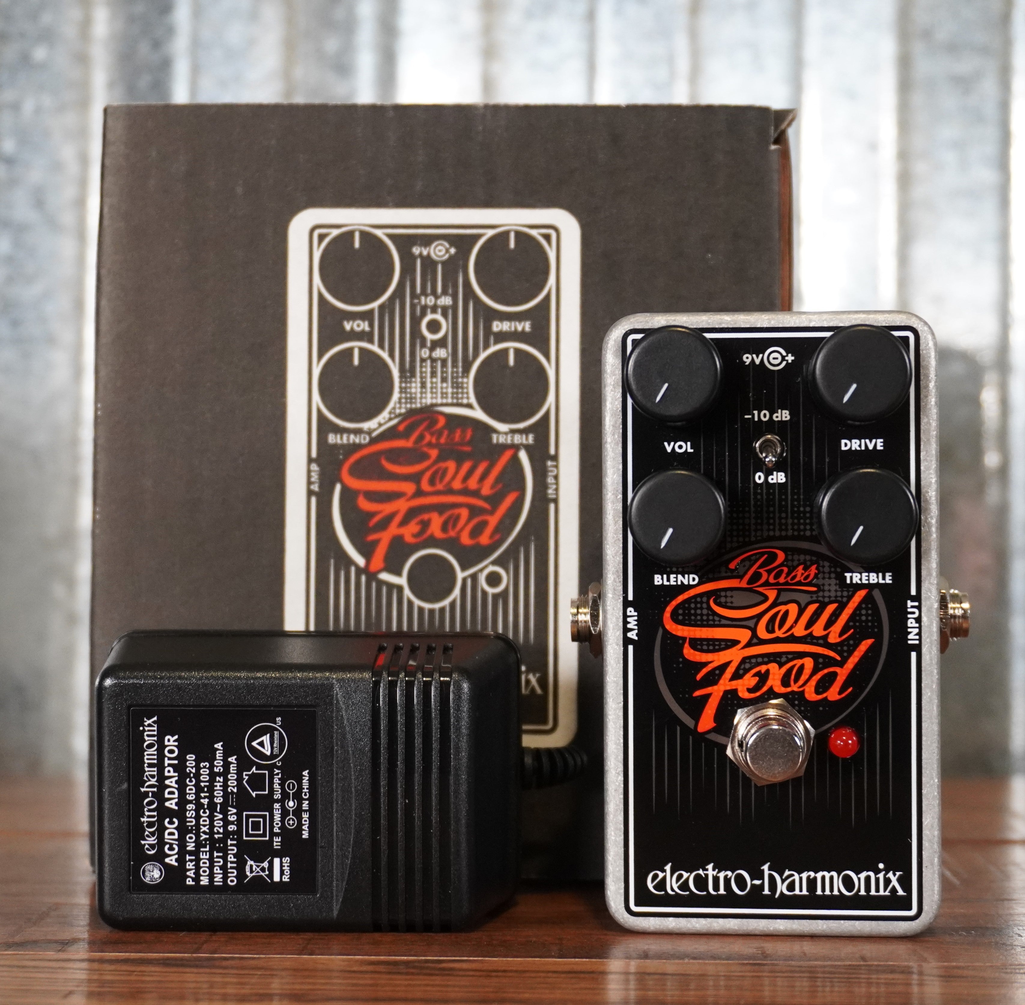 Electro-Harmonix EHX Bass Soul Food Overdrive Boost Effect Pedal