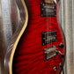 Hamer Archtop Flame Dark Cherry Wilkinson Tremolo Electric Guitar SATFW-DCW #0892