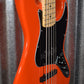 G&L USA JB-5 Hugger Orange 5 String Jazz Bass Maple Satin Neck & Case #6031