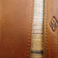 LM Products BB-8 BR Ballglove Leather 2.5" Brown Guitar Strap