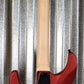 ESP LTD SN-200FR Black Cherry Metallic Satin Floyd Guitar LSN200FRMBCMS & Bag #0791 Used