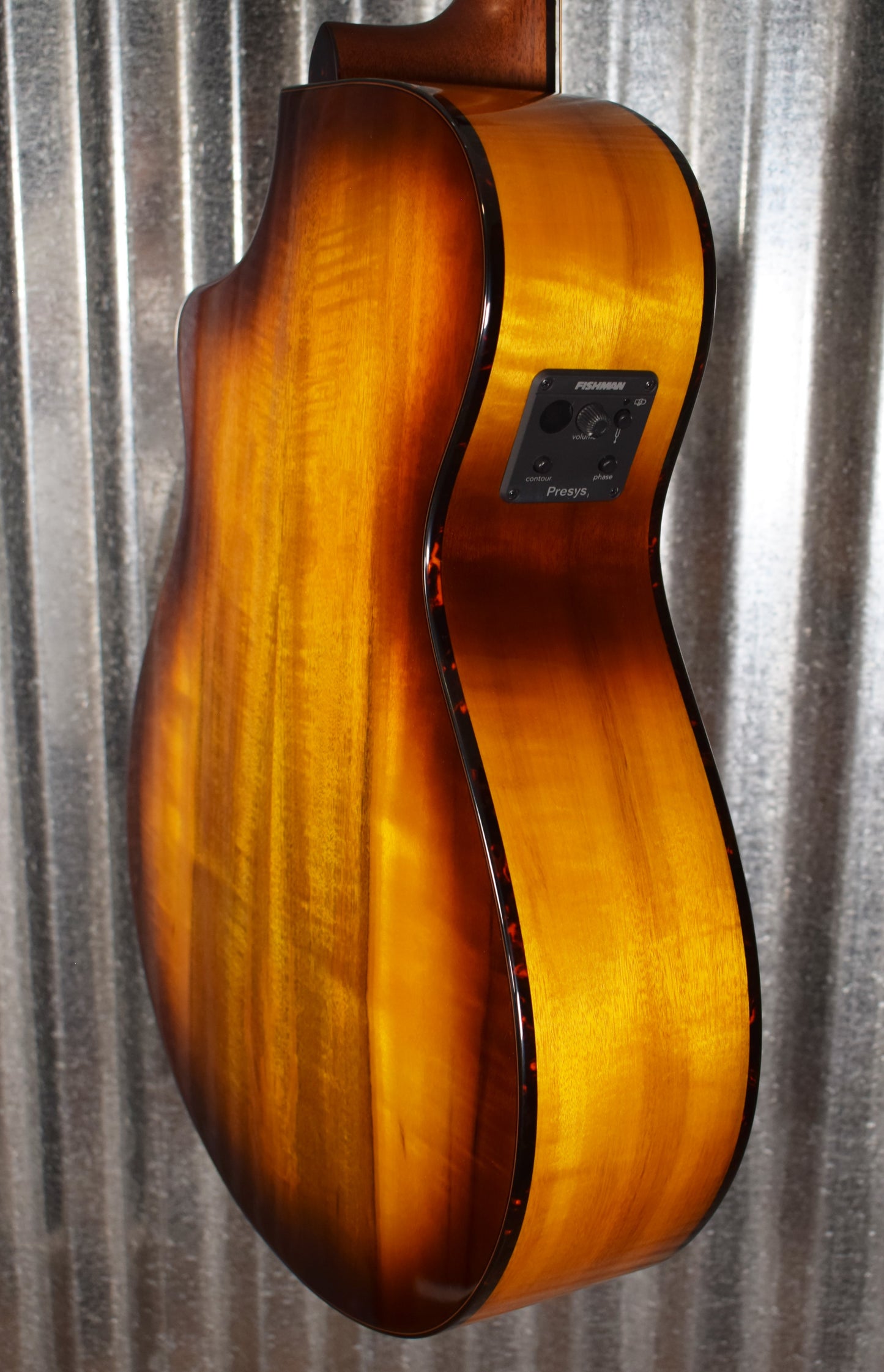 Breedlove Pursuit Exotic S Concert Tiger's Eye CE Myrtlewood Acoustic Electric Guitar #9308