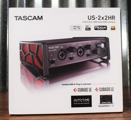 Tascam US-2X2HR 2x2 USA Audio & Midi Recording Interface