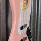 G&L USA Fullerton JB Shell Pink Jazz Bass & Case #9138