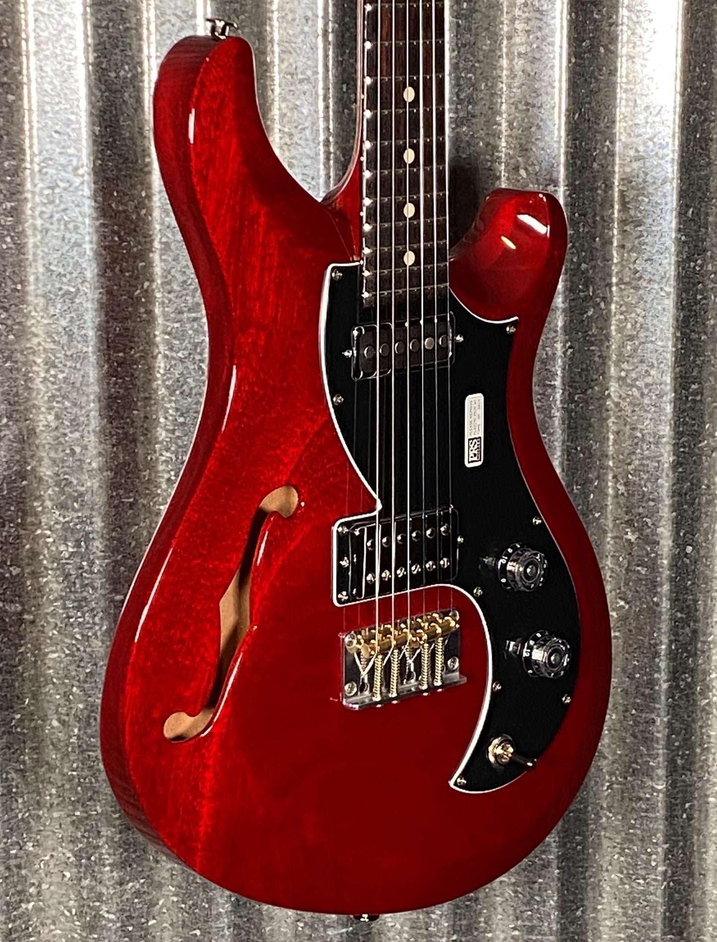 PRS Paul Reed Smith S2 USA Vela Semi Hollow Vintage Cherry Guitar & Bag #5952 Demo