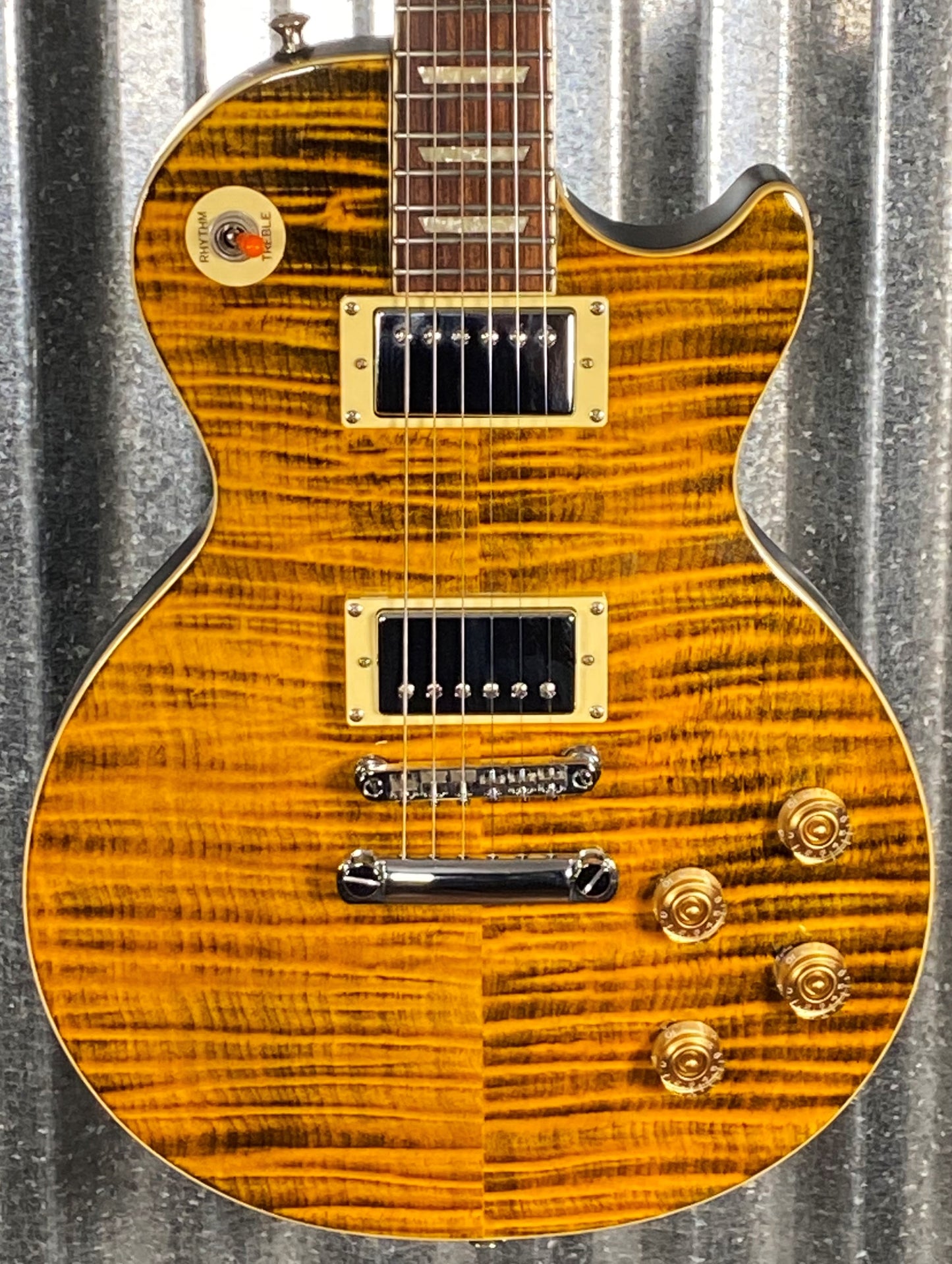 Epiphone Joe Perry Signature Boneyard Les Paul Standard Guitar & Case #1444 Used