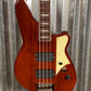 Reverend Thundergun 4 String Bass Violin Brown #8636