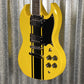 Westcreek Racer Offset SG Yellow Solid Body Guitar #0015 Used