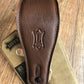 Levy's M26GF-BRN 2.5" Adjustable Padded Garment Leather Guitar & Bass Strap Brown