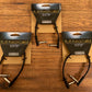Warwick Rockboard Flat Patch Guitar Bass Pedalboard Cable 20 cm 7.87" Black 3 Pack