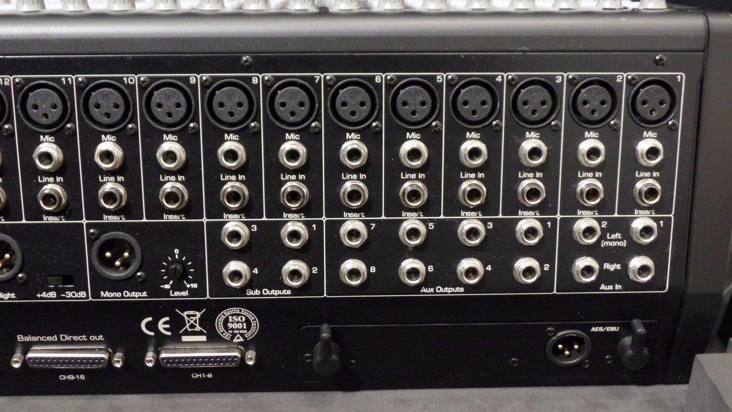 BBE MP24M 24 Channel Digital Mixer with USB, AES/EBU Card and DIrect I/O & Case