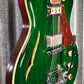 Supro USA 2054BGB7 Conquistador Trans British Green Racing Semi Hollow Guitar & Case Demo #0388