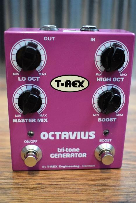 T-Rex Octavius Tri-Tone Octave Divider Bass & Guitar Effect Pedal #1614