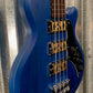 Supro 2043PTB Huntington III Piezo Trans Blue 4 String Short Scale Bass & Bag #0431 Demo