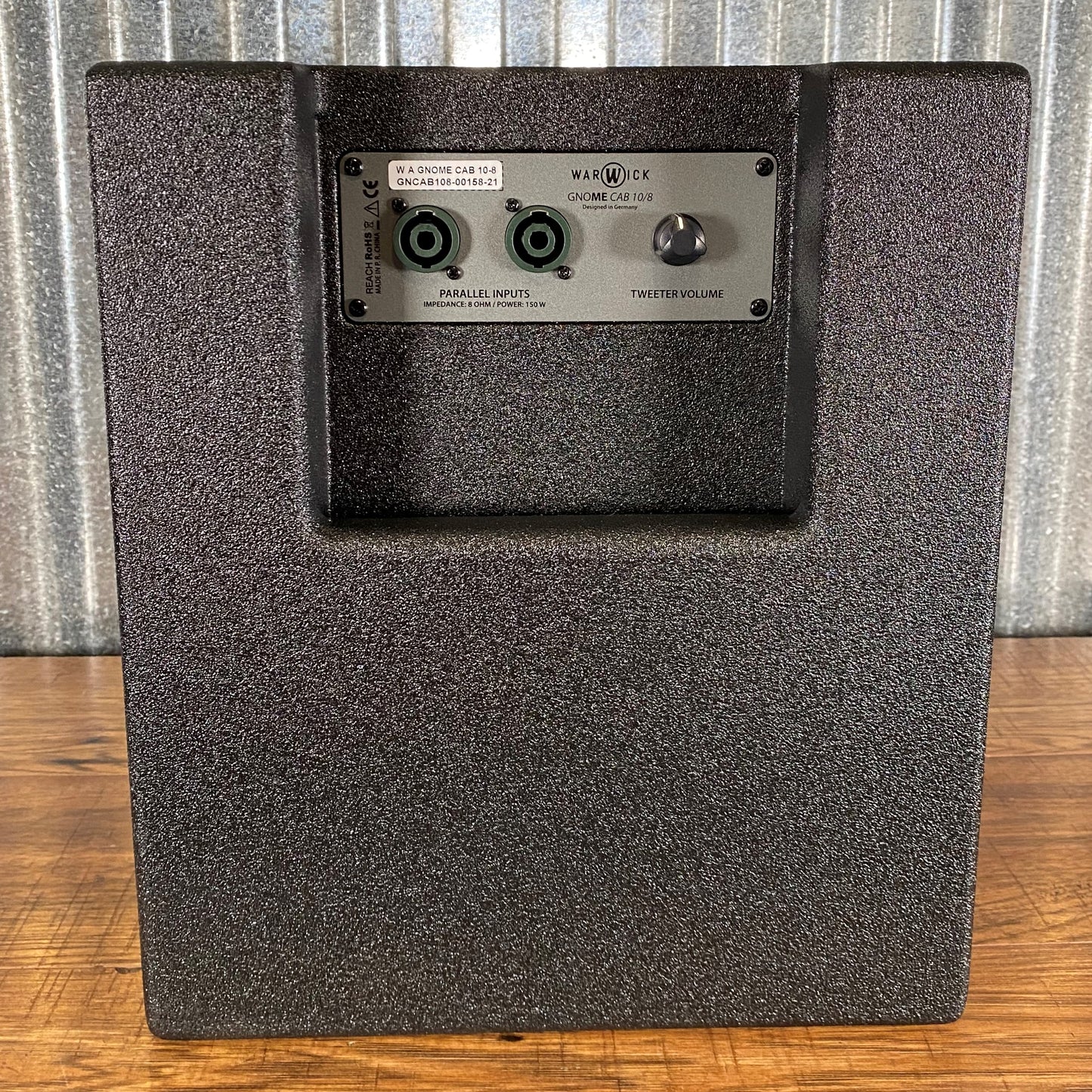 Warwick Gnome 10/8  1x10"  150 Watt 8 Ohm Bass Speaker Cabinet WA GNOME CAB