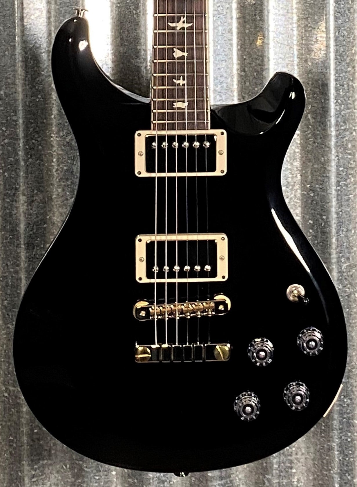 PRS USA S2 McCarty Thinline 594 Black Guitar & Gig Bag #5634