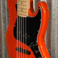 G&L USA JB5 5 String Bass Clear Orange & Case JB-5 #7088
