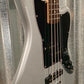 Fender Squier Vintage Modified Jaguar Short Scale 4 String Bass Silver # 0540 Used