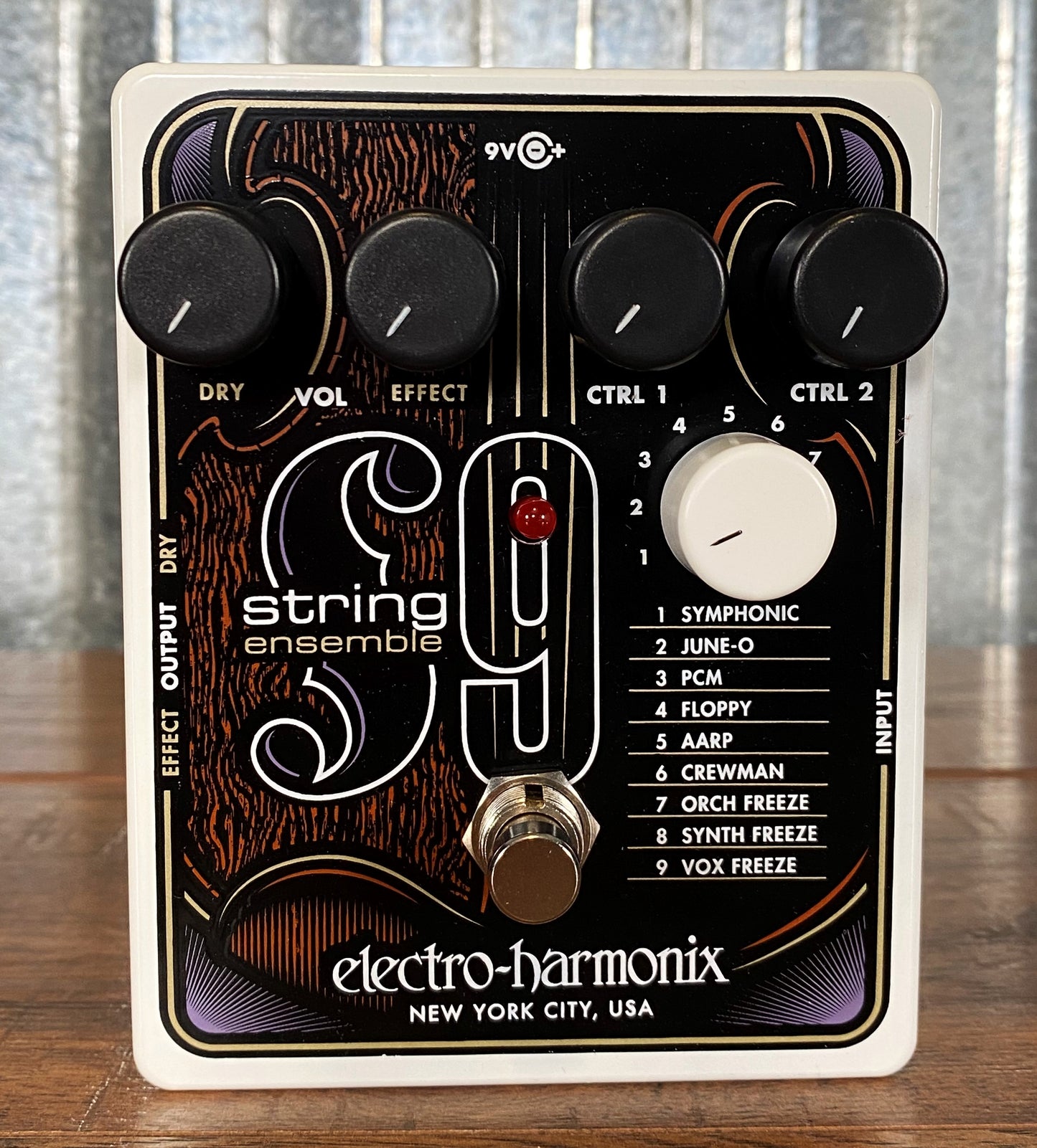 Electro-Harmonix EHX STRING9 String Ensemble Synth Guitar Effect Pedal