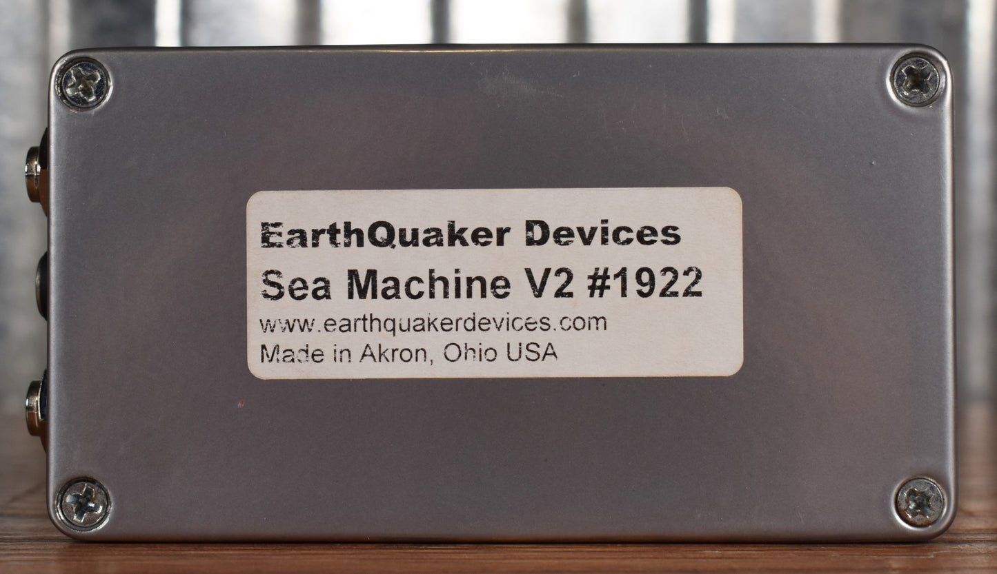 Earthquaker Devices EQD Sea Machine V2 Super Chorus Guitar Effect Pedal Used