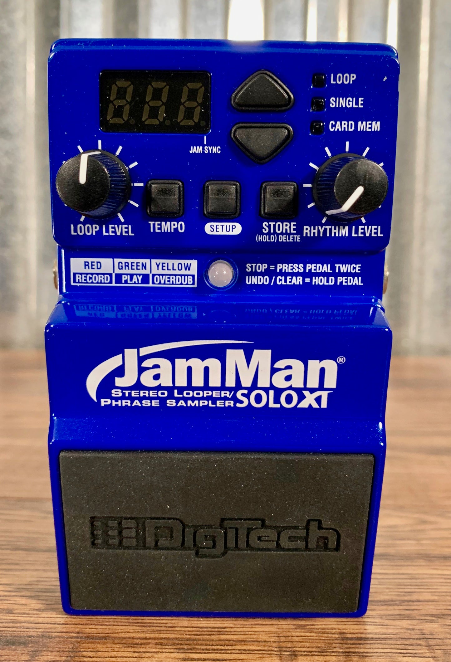 Digitech JamMan Solo XT Stereo Looper Phrase Sampler Guitar Bass Effect Pedal B Stock
