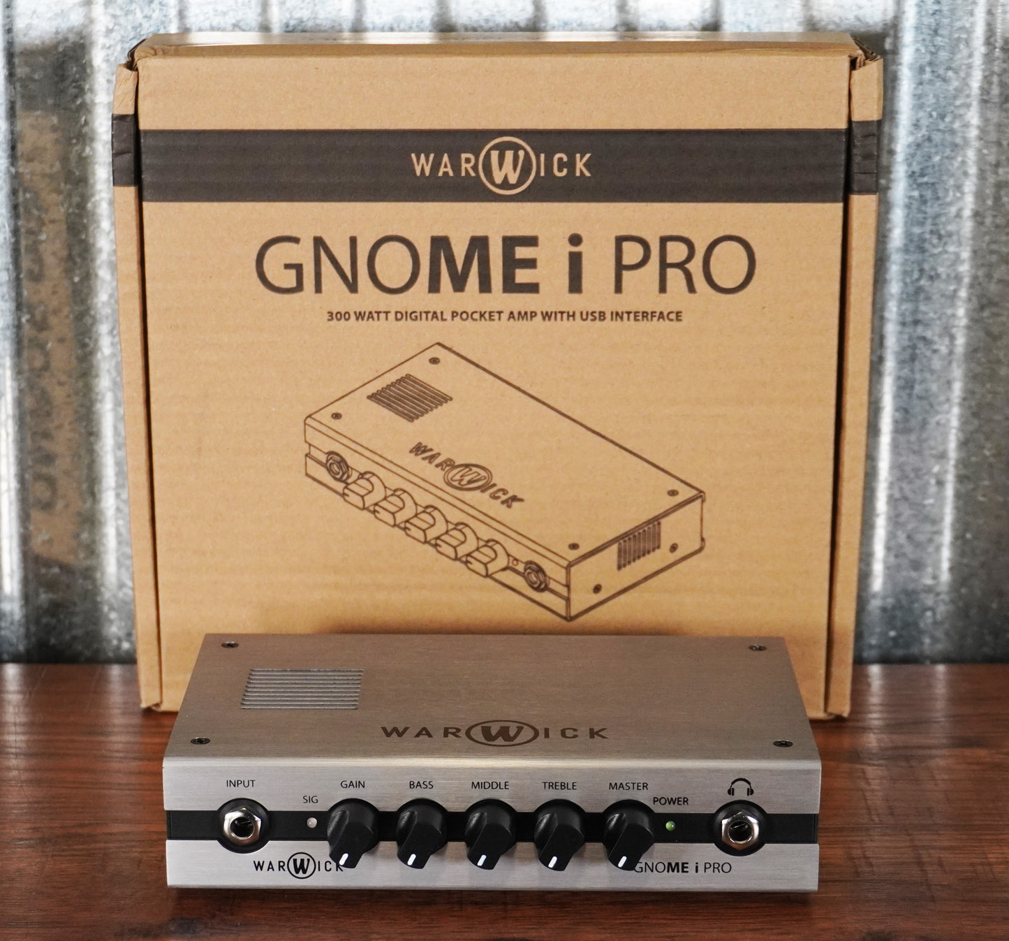 Warwick Gnome i Pro 280 Watt Pocket Bass Amplifier Head & USB Interface