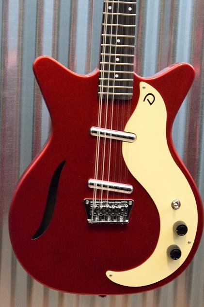 Danelectro '59 Vintage 12 String Red Metallic Semi Hollow Electric Guitar #6032