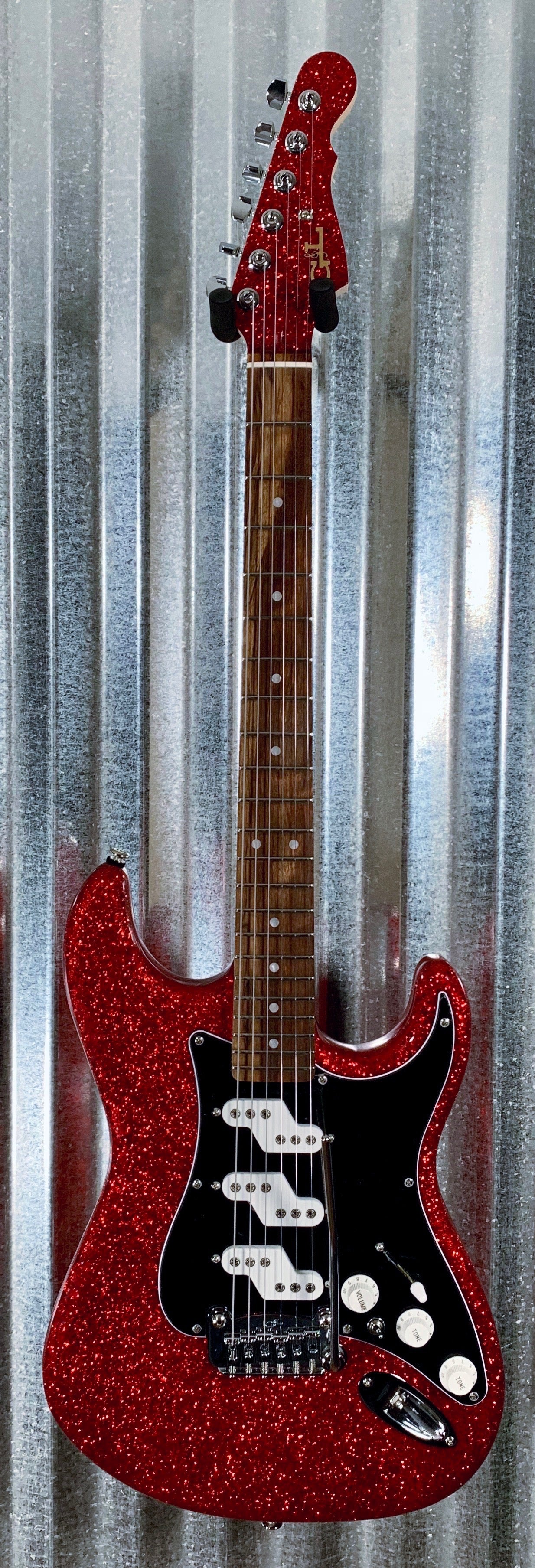 G&L USA Fullerton Custom Comanche Red Metal Flake Guitar & Case 2018 #4133